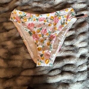 NWT Victoria’s Secret High-Waisted Lemon Swim bottoms